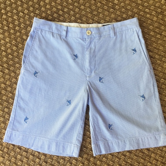 Vineyard Vines Other - Vineyard Vines Breaker Shorts seersucker blue 32